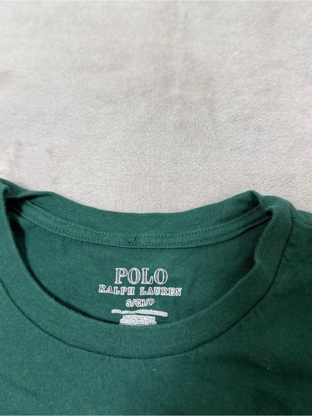 Polo Ralph Lauren Polo Bear Hunt Club Green Shirt Men's Small Long Sleeve